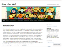 Tablet Screenshot of diaryofatraineeteacher.wordpress.com