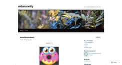 Desktop Screenshot of aidanoreilly.wordpress.com