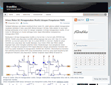 Tablet Screenshot of frandiku.wordpress.com