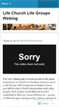 Mobile Screenshot of lifechurchlifegroups.wordpress.com
