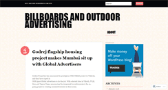 Desktop Screenshot of billboardsandoutdooradvertising.wordpress.com