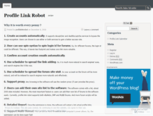 Tablet Screenshot of profilelinkrobot.wordpress.com