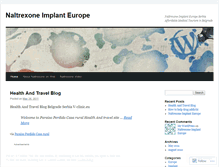 Tablet Screenshot of naltrexoneimplanteurope.wordpress.com