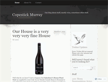 Tablet Screenshot of copestickmurray.wordpress.com