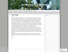 Tablet Screenshot of juventudantoniana.wordpress.com