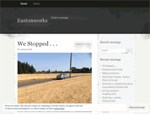 Tablet Screenshot of eastonworks.wordpress.com