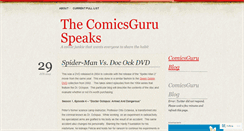 Desktop Screenshot of comicsguru.wordpress.com
