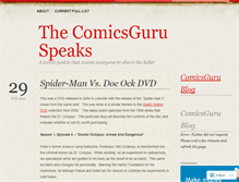 Tablet Screenshot of comicsguru.wordpress.com