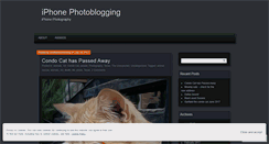 Desktop Screenshot of iphonephotomaven.wordpress.com