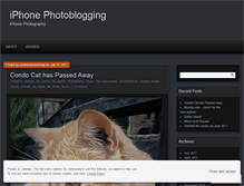 Tablet Screenshot of iphonephotomaven.wordpress.com