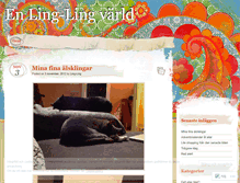 Tablet Screenshot of linglings.wordpress.com