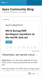 Mobile Screenshot of apexcommunity.wordpress.com