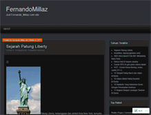 Tablet Screenshot of fernandomillaz.wordpress.com