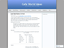 Tablet Screenshot of cafeworldideas.wordpress.com