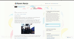 Desktop Screenshot of karenmarzo.wordpress.com