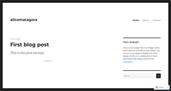 Desktop Screenshot of alicematagora.wordpress.com