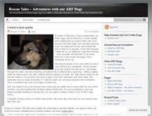 Tablet Screenshot of ourarfdogs.wordpress.com