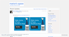 Desktop Screenshot of marionstegglescollection.wordpress.com