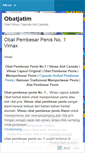 Mobile Screenshot of obatjatim.wordpress.com