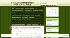 Desktop Screenshot of educaetnomatematica.wordpress.com