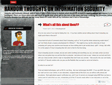 Tablet Screenshot of infosecthoughts.wordpress.com