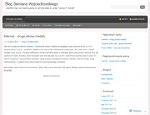 Tablet Screenshot of damianwojciechowski.wordpress.com