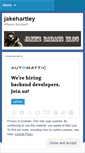 Mobile Screenshot of jakehartley.wordpress.com