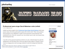 Tablet Screenshot of jakehartley.wordpress.com