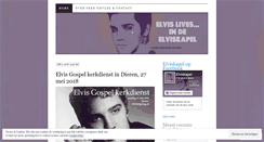 Desktop Screenshot of elvisgospel.wordpress.com