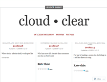 Tablet Screenshot of cloudclear.wordpress.com