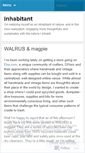 Mobile Screenshot of ecoinhabitant.wordpress.com