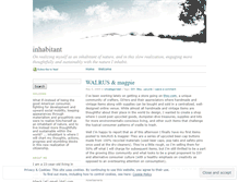 Tablet Screenshot of ecoinhabitant.wordpress.com