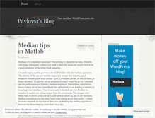 Tablet Screenshot of pavlovsr.wordpress.com