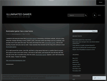 Tablet Screenshot of illuminatedgamer.wordpress.com