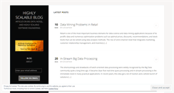 Desktop Screenshot of highlyscalable.wordpress.com