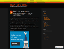 Tablet Screenshot of billytee.wordpress.com