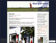 Tablet Screenshot of gertgaat.wordpress.com