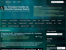 Tablet Screenshot of coriolanocamargo.wordpress.com