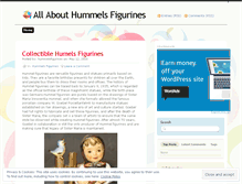 Tablet Screenshot of hummelsfigurines.wordpress.com