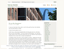 Tablet Screenshot of locallouis.wordpress.com