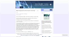 Desktop Screenshot of nujbbclondon.wordpress.com