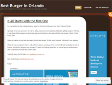 Tablet Screenshot of bestburgerinorlando.wordpress.com