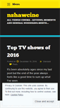 Mobile Screenshot of nshawcine.wordpress.com