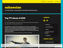 Tablet Screenshot of nshawcine.wordpress.com