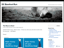 Tablet Screenshot of dcbarefootrun.wordpress.com