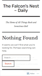 Mobile Screenshot of falconsnestdaily.wordpress.com