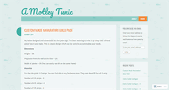Desktop Screenshot of amotleytunic.wordpress.com