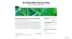 Desktop Screenshot of buvirtualoffice.wordpress.com