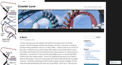 Desktop Screenshot of coasterlove.wordpress.com