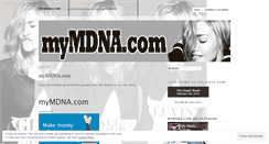 Desktop Screenshot of mymdna.wordpress.com